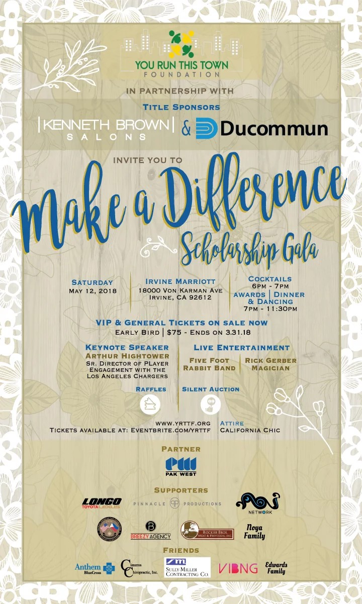 2018 Make a Difference Scholarship Gala