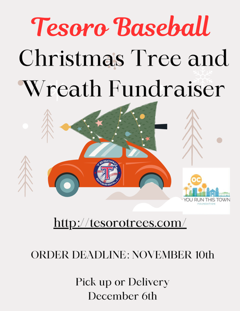 Tesoro Baseball Christmas Trees